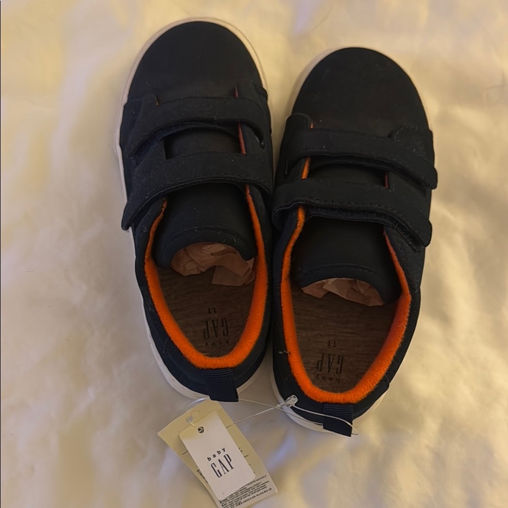 GAP Kids Navy Velcro Shoes Size 11